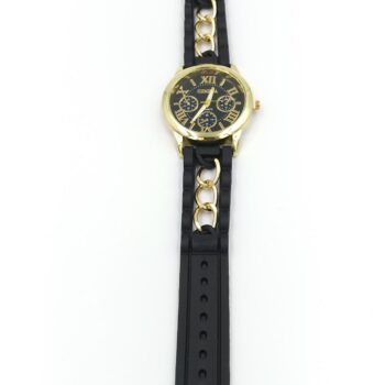 men/women fashion watches (Black band)