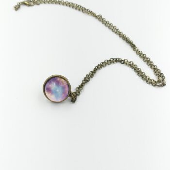 outer space double sided pendant necklace (Space)