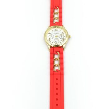 men/women fashion watches (Red band)