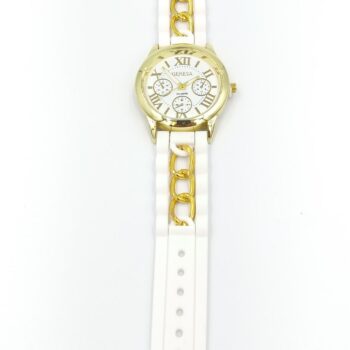 men/women fashion watches (White band)