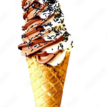 Chocolate vanilla swirl